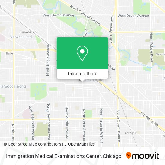 Mapa de Immigration Medical Examinations Center