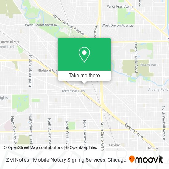 Mapa de ZM Notes - Mobile Notary Signing Services