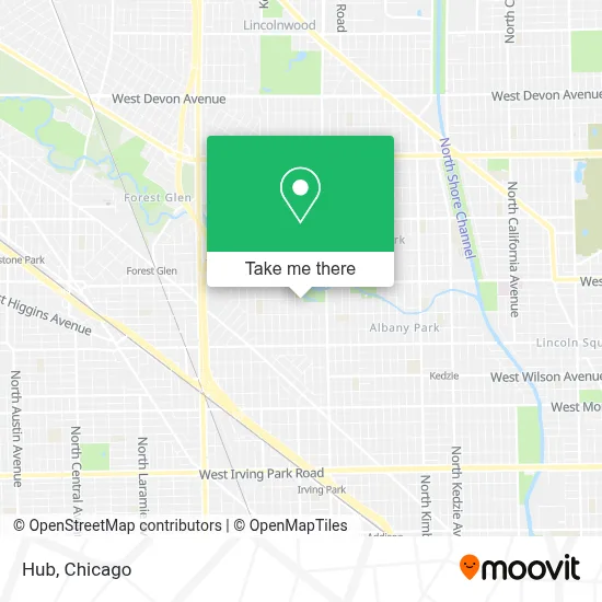 Hub map