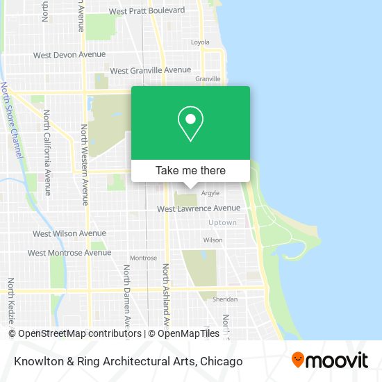 Knowlton & Ring Architectural Arts map