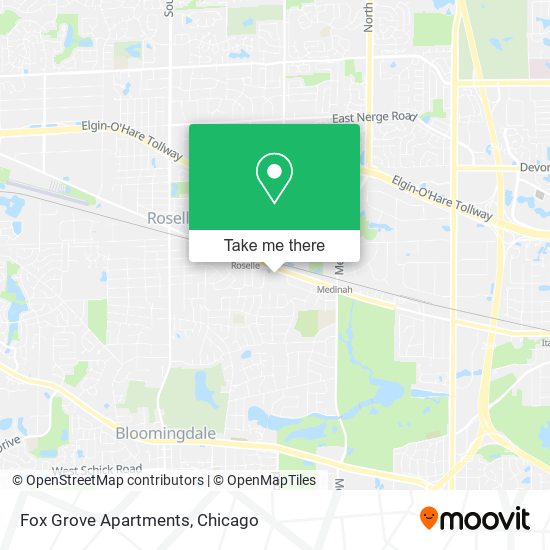 Mapa de Fox Grove Apartments