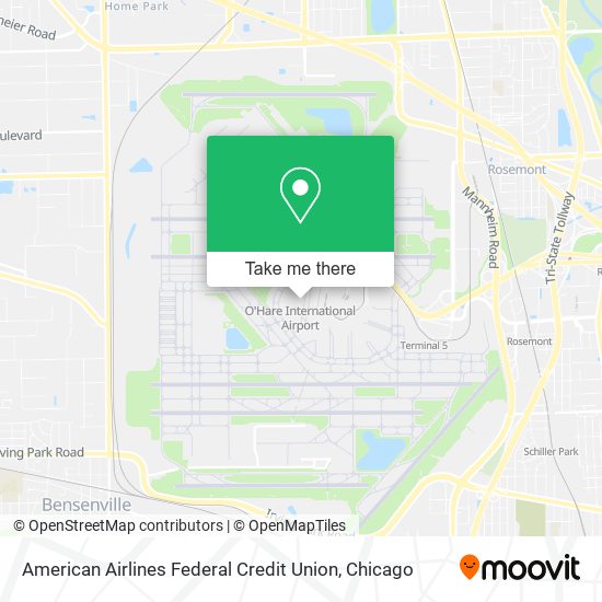 Mapa de American Airlines Federal Credit Union