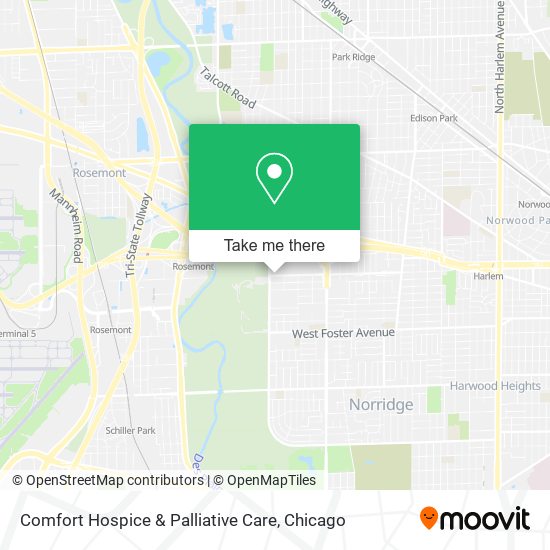 Comfort Hospice & Palliative Care map