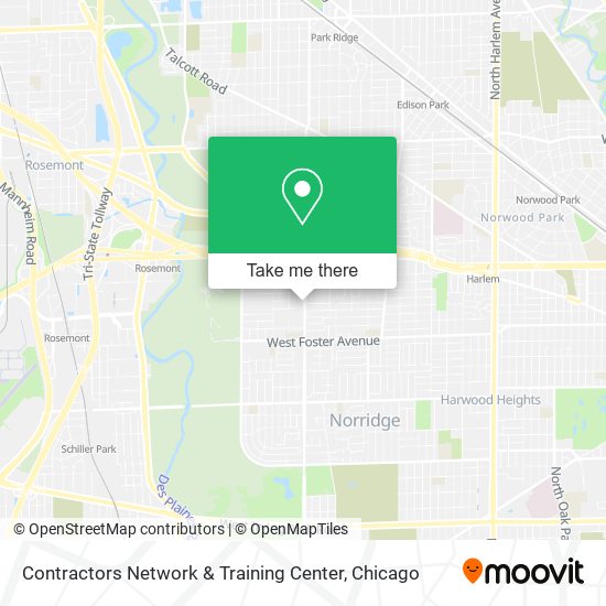 Contractors Network & Training Center map