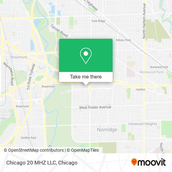 Chicago 20 MHZ LLC map
