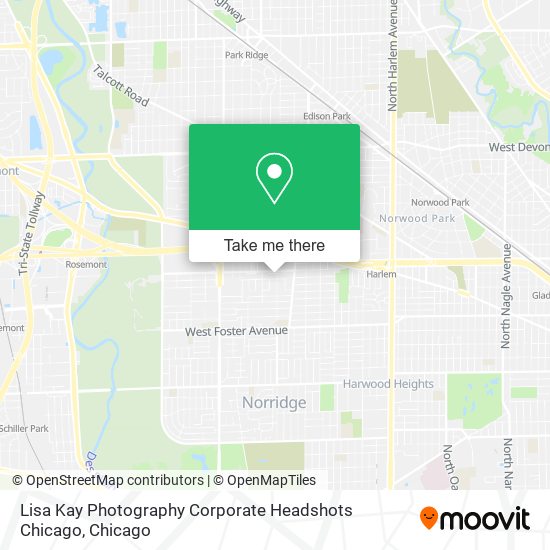 Mapa de Lisa Kay Photography Corporate Headshots Chicago