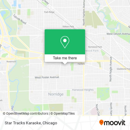 Star Tracks Karaoke map