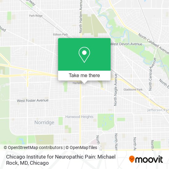 Chicago Institute for Neuropathic Pain: Michael Rock, MD map