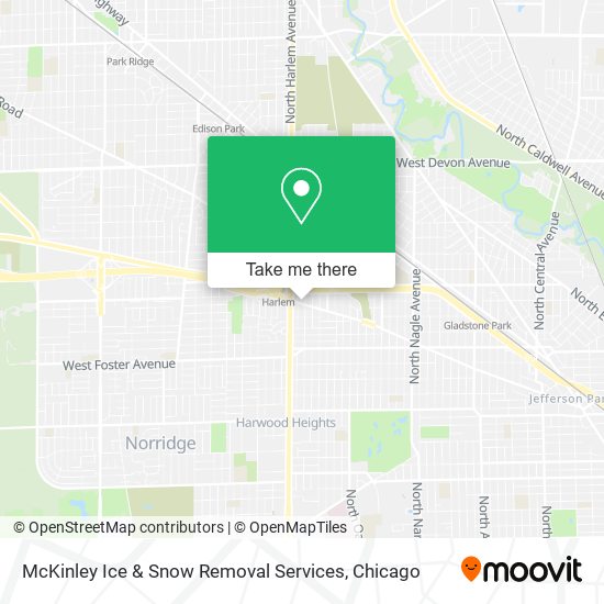 McKinley Ice & Snow Removal Services map