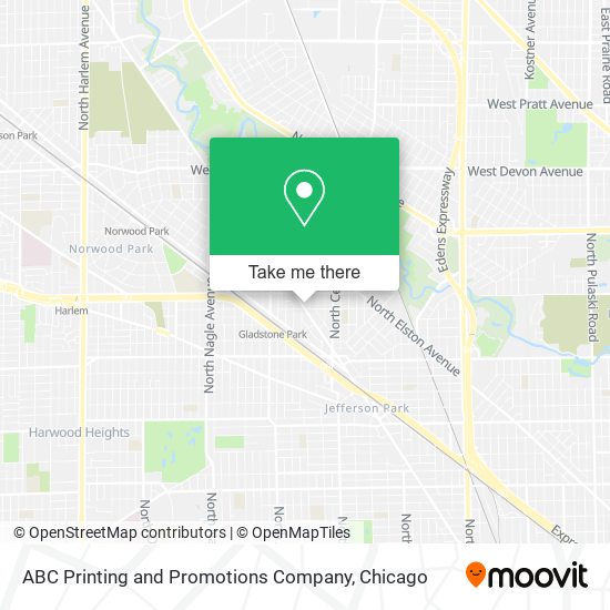 ABC Printing and Promotions Company map