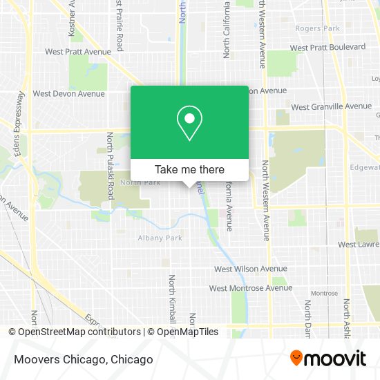 Moovers Chicago map