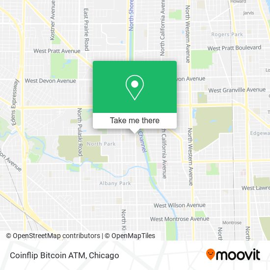 Mapa de Coinflip Bitcoin ATM