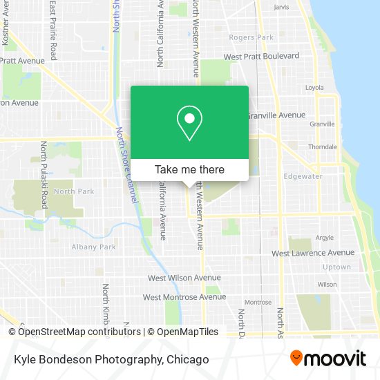 Kyle Bondeson Photography map