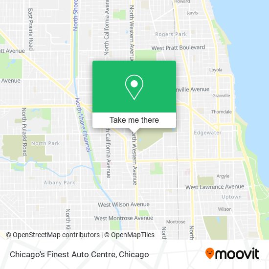 Chicago's Finest Auto Centre map