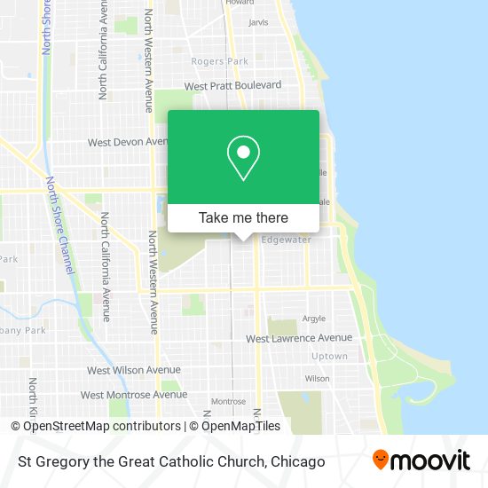 St Gregory the Great Catholic Church map