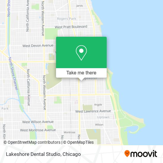 Lakeshore Dental Studio map