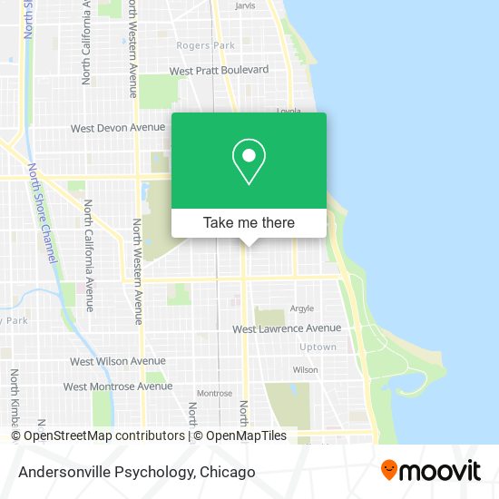 Mapa de Andersonville Psychology