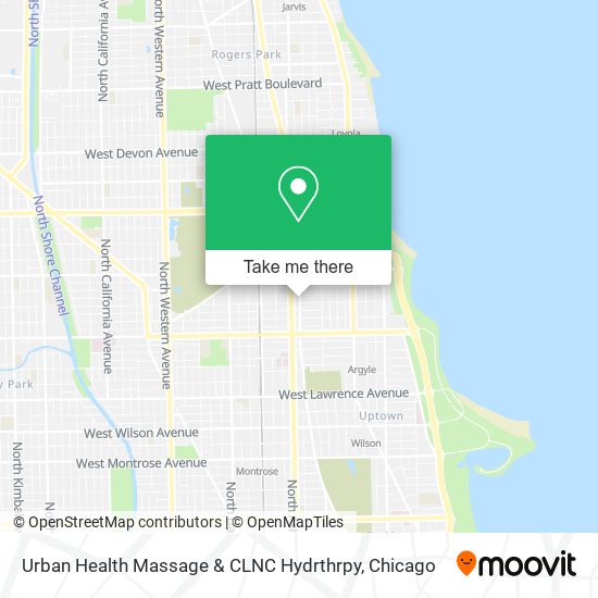 Urban Health Massage & CLNC Hydrthrpy map