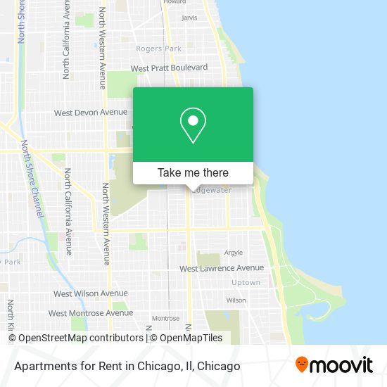 Apartments for Rent in Chicago, Il map