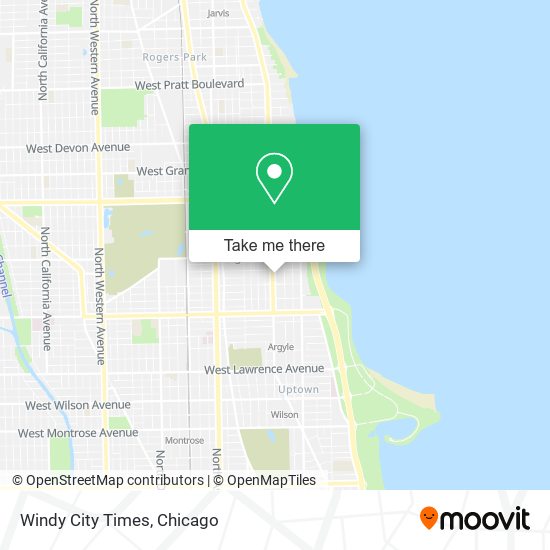 Windy City Times map