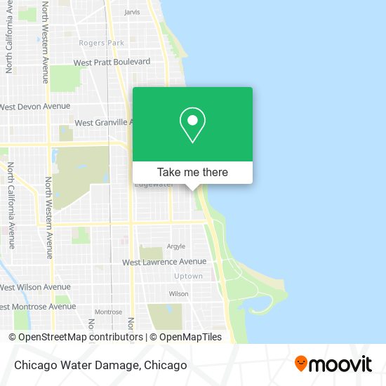Mapa de Chicago Water Damage