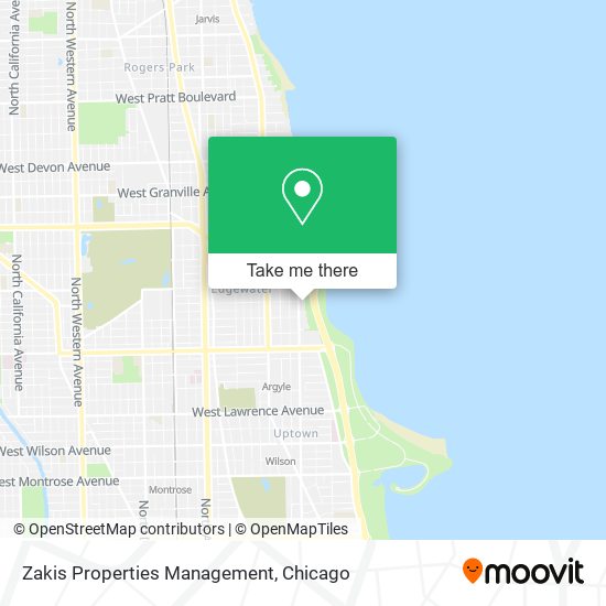 Mapa de Zakis Properties Management