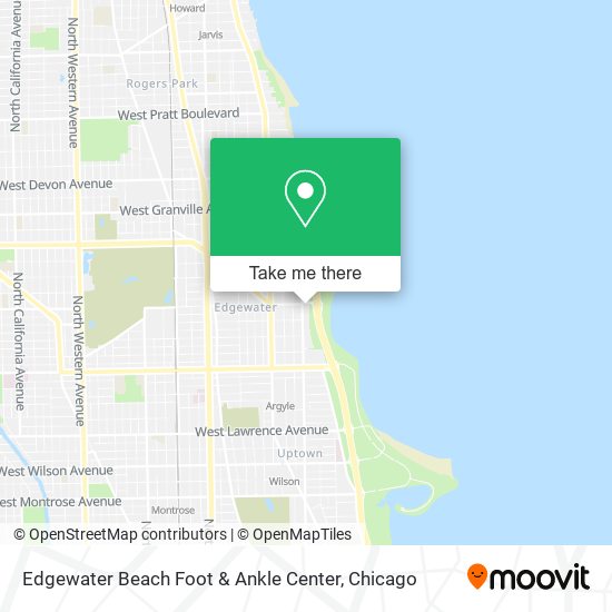 Edgewater Beach Foot & Ankle Center map