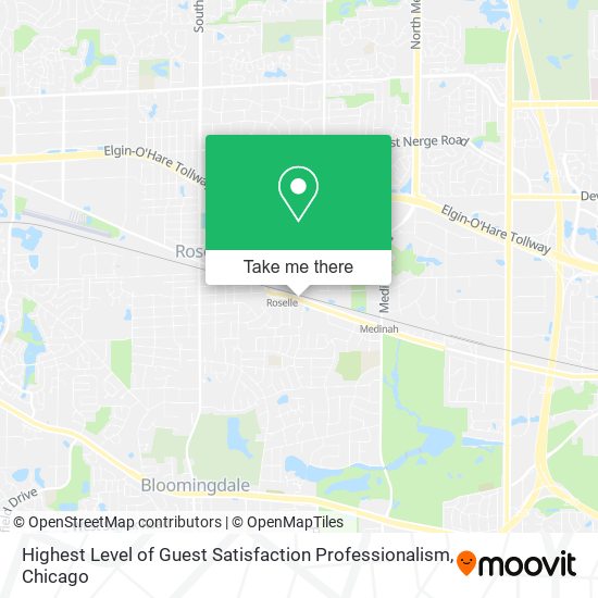 Highest Level of Guest Satisfaction Professionalism map