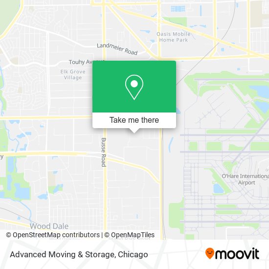 Mapa de Advanced Moving & Storage