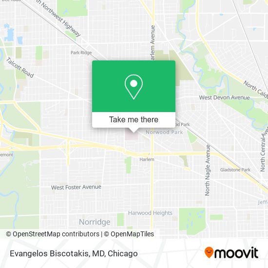 Mapa de Evangelos Biscotakis, MD
