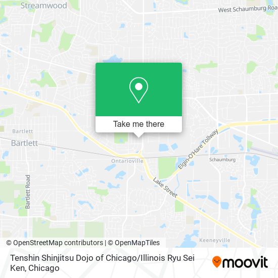 Tenshin Shinjitsu Dojo of Chicago / Illinois Ryu Sei Ken map