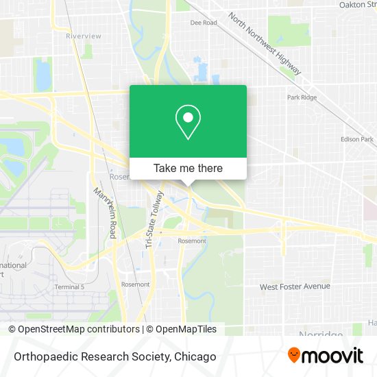 Orthopaedic Research Society map