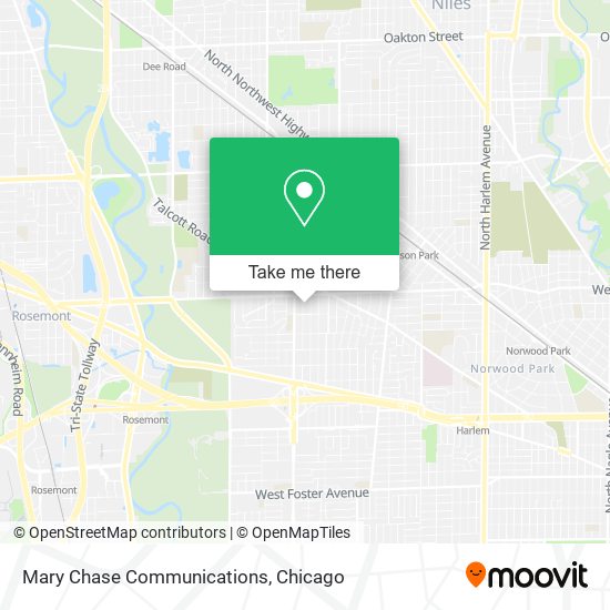 Mary Chase Communications map