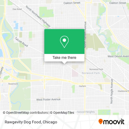 Mapa de Rawgevity Dog Food