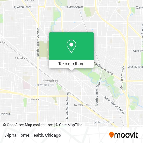 Alpha Home Health map
