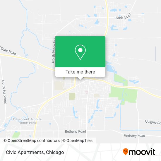 Civic Apartments map