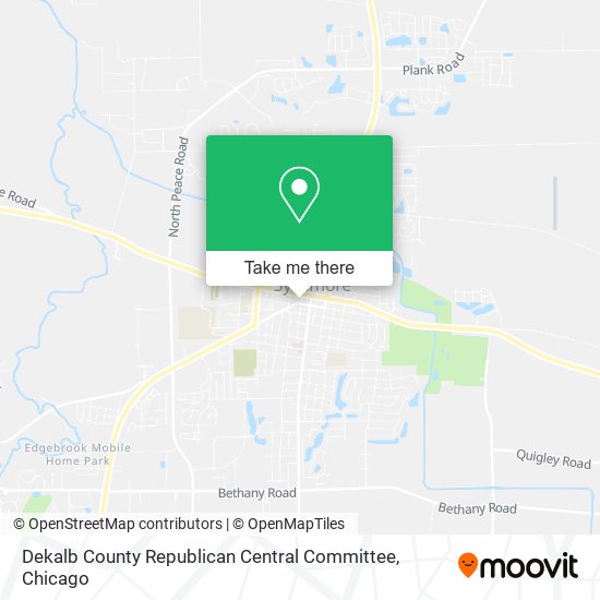 Dekalb County Republican Central Committee map