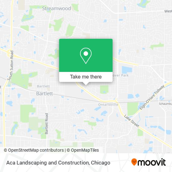 Aca Landscaping and Construction map