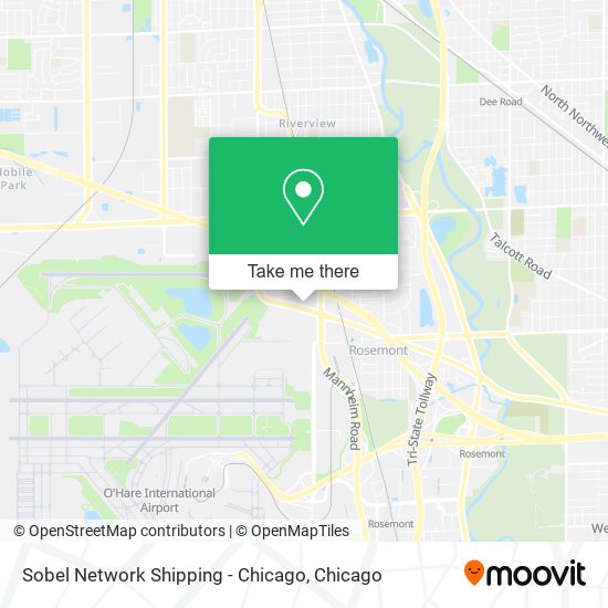 Mapa de Sobel Network Shipping - Chicago