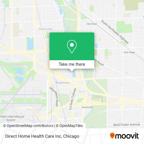 Mapa de Direct Home Health Care Inc