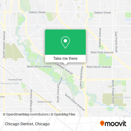 Mapa de Chicago Dentist