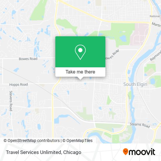 Travel Services Unlimited map