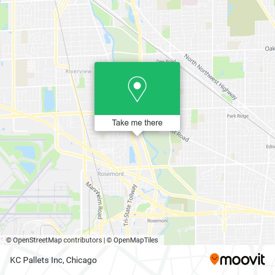 KC Pallets Inc map
