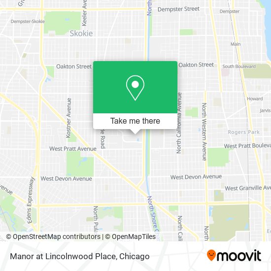 Manor at Lincolnwood Place map