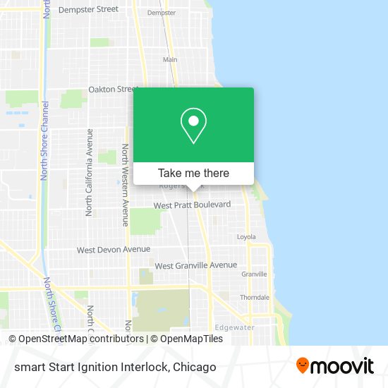 smart Start Ignition Interlock map