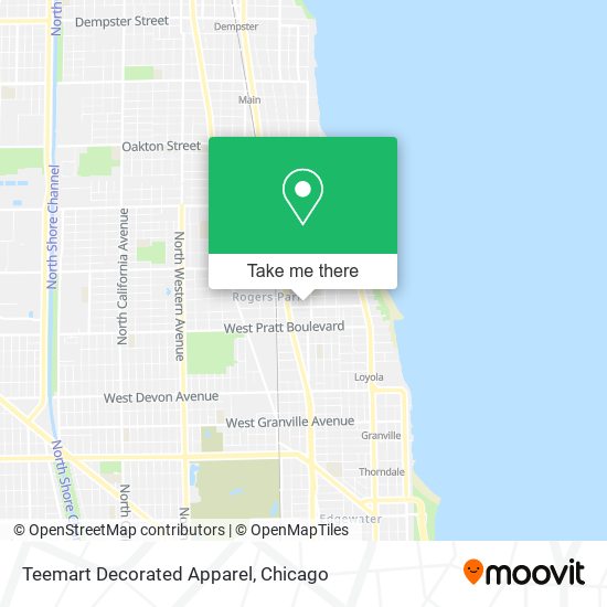 Teemart Decorated Apparel map