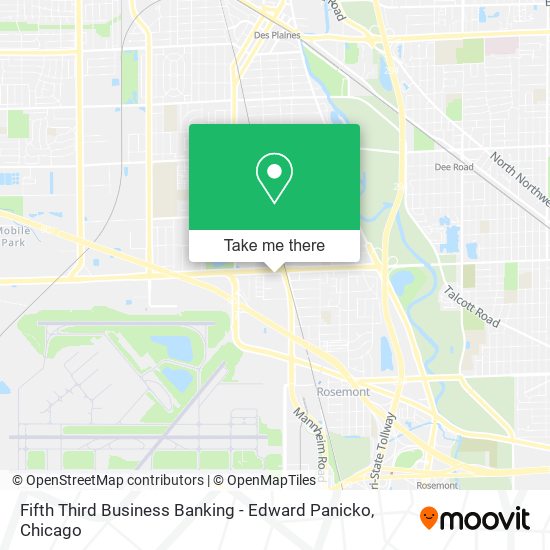 Mapa de Fifth Third Business Banking - Edward Panicko