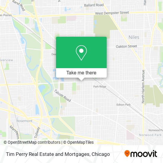Mapa de Tim Perry Real Estate and Mortgages