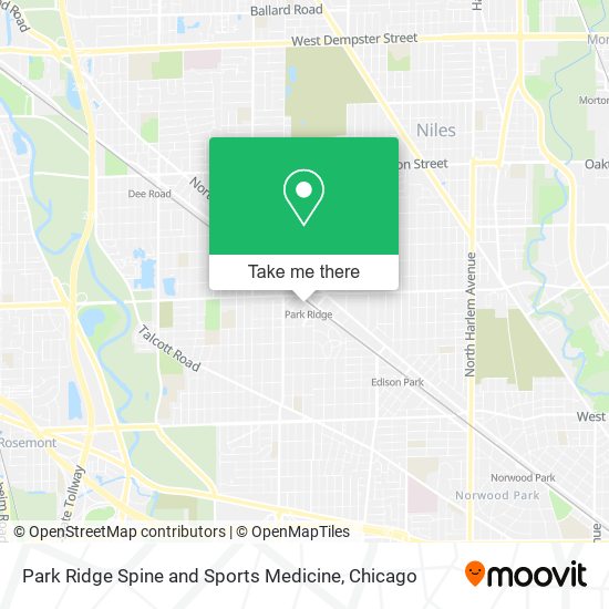 Mapa de Park Ridge Spine and Sports Medicine