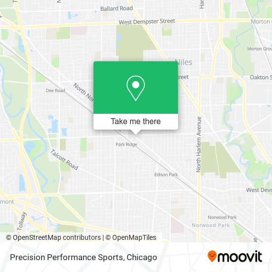 Precision Performance Sports map